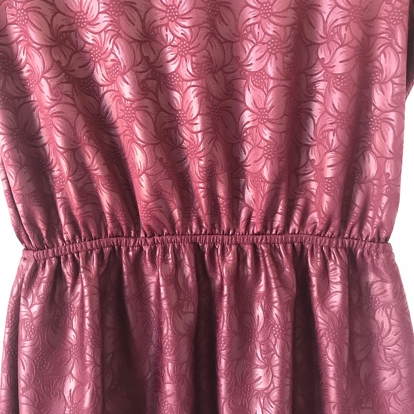Papermoon Burgundy Atta Knit Lasercut Dress Large - Picture 4 of 8